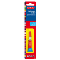 herlitz Colle instantanée gel, 3 g, dans un tube en métal