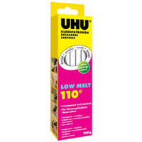 UHU Recharde de colle Low Melt, 125 g, transparent