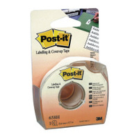 Post-it Ruban de masquage/marquage, 25,4 mm x 17,7 m, blanc