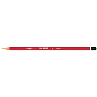 BIC Crayon Gilbert 33, dureté: HB, rond, laqué en rouge