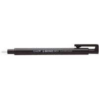 TOMBOW Stylo-gomme 'MONO zero', pointe ronde, noir