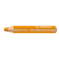 STABILO Crayon multi-talents woody 3 en 1, rond,orange clair