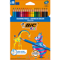 BIC KIDS Crayon de couleur Evolution ecolutions, étui en