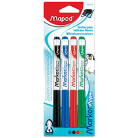 Maped Feutre pour tableau blanc Marker'Peps, blister de 4