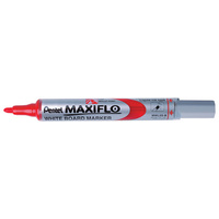 Pentel Marqueur pour tableau blanc MAXIFLO MWL5S, rouge