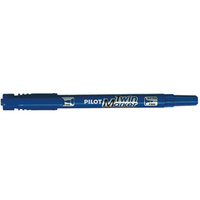 PILOT Marqueur permanent 'Twin Marker', extra fin, bleu