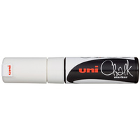 uni-ball Marqueur craie Chalk marker PWE8K, blanc