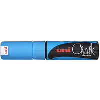 uni-ball Marqueur craie Chalk marker PWE8K, bleu clair