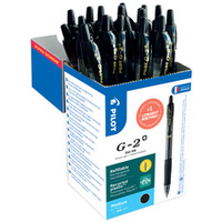 PILOT Stylo roller à encre gel G-2 PLUS 07, VALUE PACK, noir