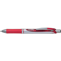 STYLO ROLLER GEL ENERGEL BL77 ROUGE T 0,35MM