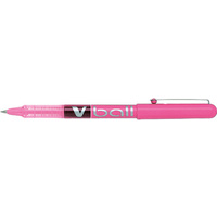 PILOT Stylo roller V Ball VB 5, pointe métal, rose