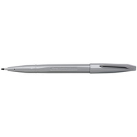 PentelArts Stylo feutre Sign Pen S520, gris argenté