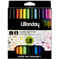 Wonday Feutre MIN'O, pointe fine, étui carton de 12