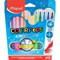 FEUTRE COLOR'PEPS 1,5MM P/12 ASS