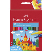 FEUTRE COLORIAGE P/12 ASS LAVABLE B/VENTILE