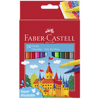 FEUTRE COLORIAGE P/24 ASS LAVABLE B/VENTILE