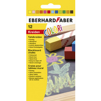 EBERHARD FABER Craie pour tableau noir COLORI, assorti