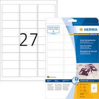 HERMA Etiquette de sécurité SPECIAL, 63,5 x 29,6 mm, blanc