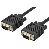 DIGITUS Câble de raccordement pour moniteur VGA, noir, 5,0 m