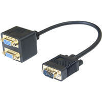 DOUBLEUR VGA. VGA M/VGA F X2  .    30CM