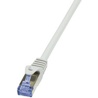 LogiLink Câble patch, Cat. 6A, S/FTP, 1 m, blanc