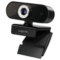 LogiLink Webcam Pro Full HD USB avec micro, noir