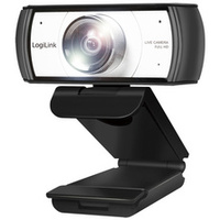 LogiLink Caméra de conférence HD USB, 2 micros, 120 degrés