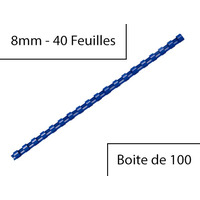 Fellowes Peigne à relier en plastique, A4, 8mm, bleu