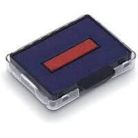 trodat Cassette d'encrage pour dateur 4750 à 2 couleurs bleu