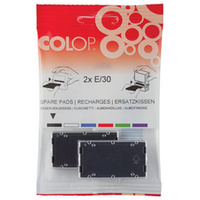 COLOP Cassette d'encrage de rechange E/20, noir, pack de 2