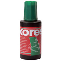 Kores Encre pour tampon encreur, contenu: 27 ml, vert