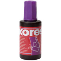 Kores Encre pour tampon encreur, contenu: 27 ml, violet