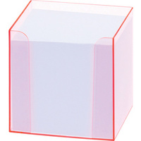 folia Bloc cube avec boîtier 'Luxbox' rose, équipé