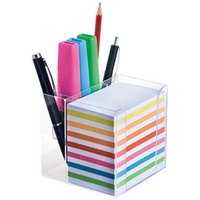 POT CRAYON/BLOC CUBE COULEUR 90X90X90 AVEC CUBE 55X90X90