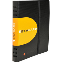 EXACOMPTA Classeur pour cartes de visite EXACARD, PP, noir