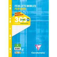Clairefontaine Feuillets mobiles perforés, A4, seyès