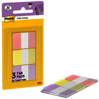 Post-it Marque-page rigide, standard, pastel