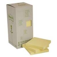 Post-it Bloc-note adhésif Recycling notes, 76 x 76 mm, jaune