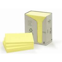 Post-it Bloc-note adhésif Recycling, 127 x 76 mm, jaune