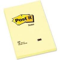 Post-it Bloc-note adhésif, 102 x 152 mm, jaune