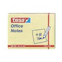 tesa Bloc standard adhésif Office Notes, 100 x 75 mm, jaune