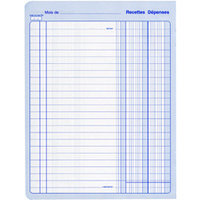 ELVE Piqûre 'Recettes/Dépenses', 80 pages, 297 x 210 mm