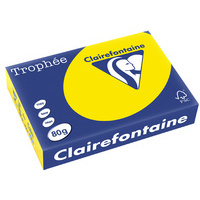 Clairefontaine Papier universel Trophée, A4, jaune fluo