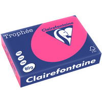 Clairefontaine Papier universel Trophée, A4, rose fluo