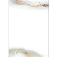 sigel Papier à motif, A4, 90 g/m2, motif 'Water color ...