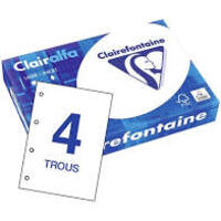 Clairefontaine Papier multifonction, A4, 4 perforations