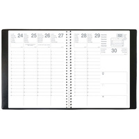 QUO VADIS EXDI Agenda 'Mercure S', 210 x 270 mm, 2026, noir