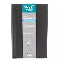 QUO VADIS Agenda 'Ministre S', 160 x 240 mm, 2026, noir