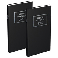 LECAS Agenda de La Banque Long 2024, 150 x 340 mm, 2 volumes