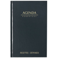 LECAS Agenda perpétuel Recettes - Dépenses